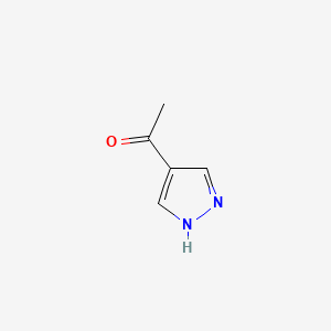 Chemical structure of 1-(1H-Pyrazol-4-yl)ethanone