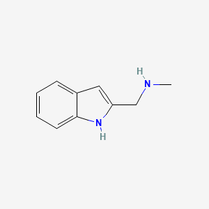 Chemical structure of N-Methyl-1H-indole-2-methanamine