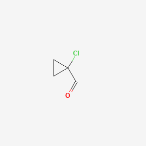 Chemical structure of 1-(1-Chlorocyclopropyl)ethanone