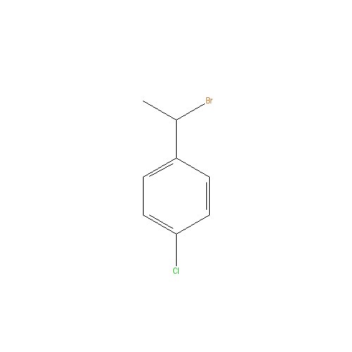 Chemical structure of 1-(1-Bromoethyl)-4-chlorobenzene