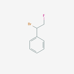 Chemical structure of 1-(1-bromoethyl)-2-fluorobenzene