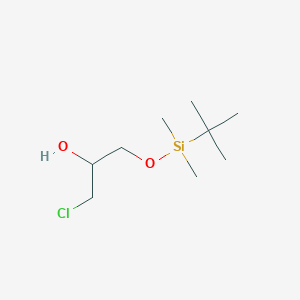 Chemical structure of 1-((tert-Butyldimethylsilyl)oxy)-3-chloropropan-2-ol