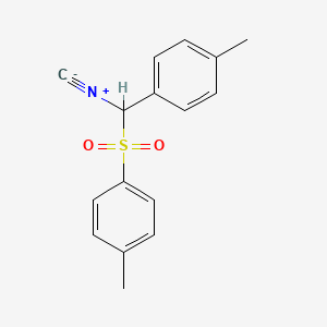 Chemical structure of 1-P-Tolyl-1-tosylmethyl isocyanide