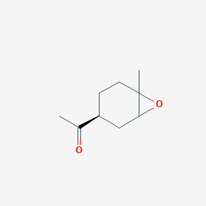 Chemical structure of 1-((3S)-6-methyl-7-oxabicyclo[4,1,0]heptan-3-yl)ethanone