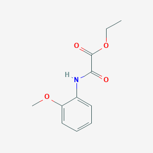 Chemical structure of Ethyl [(2-methoxyphenyl)amino](oxo)acetate