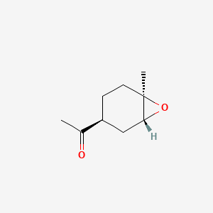 Chemical structure of 1-((1S,3S,6R)-6-methyl-7-oxa-bicyclo[4,1,0]heptan-3-yl)ethanone