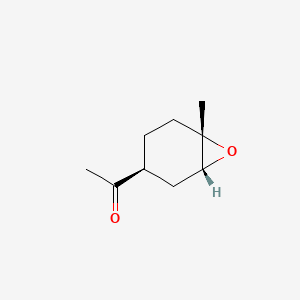 Chemical structure of 1-((1R,3S,6S)-6-methyl-7-oxa-bicyclo[4,1,0]heptan-3-yl)ethanone
