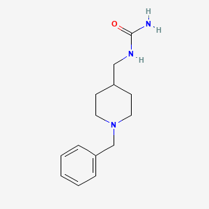Chemical structure of 1-((1-benzylpiperidin-4-yl)methyl)urea