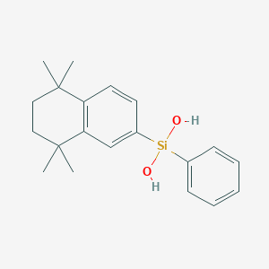 Chemical structure of 1-(((tert-Butyldiphenylsilyl)oxy)methyl)cyclopropanol