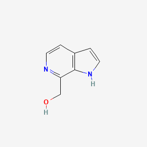 Chemical structure of 1H-pyrrolo[2,3-c]pyridin-7-ylmethanol