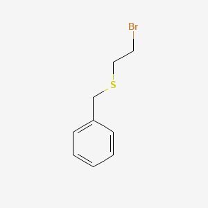 Chemical structure of {[(2-bromoethyl)sulfanyl]methyl}benzene
