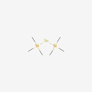 Chemical structure of [BIS(TRIMETHYLSILYL)]SELENIDE