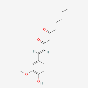Chemical structure of [6]-Dehydrogingerdione