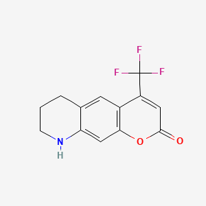 Chemical structure of [6-[2-(Trifluoromethoxy)phenyl]-3-pyridyl]methanol
