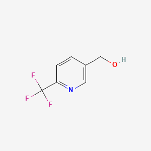 Chemical structure of 6-(Trifluoromethyl)pyridine-3-methanol
