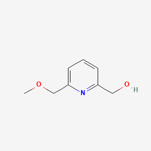 Chemical structure of [6-(Methoxymethyl)-2-pyridinyl]methanol