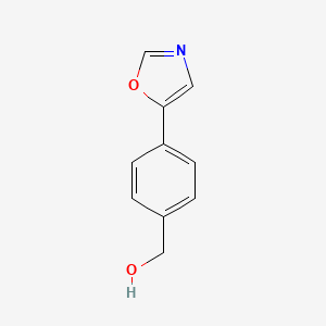 Chemical structure of [4-(5-Oxazolyl)phenyl]methanol