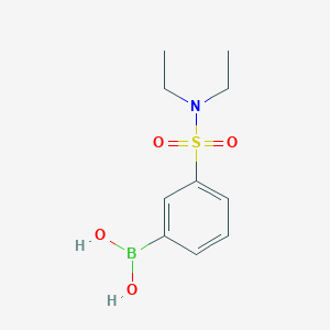 Chemical structure of N,N-Diethyl 3-boronobenzenesulfonamide