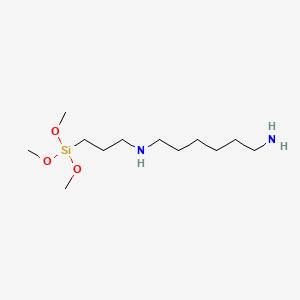 Chemical structure of N-(6-Aminohexyl)aminopropyltrimethoxysilane