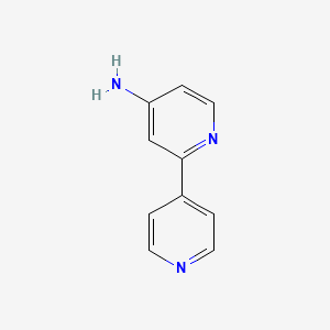 Chemical structure of [2,4'-Bipyridin]-4-amine