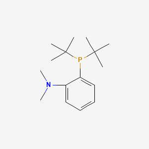 Chemical structure of 2-(Di-sec-butylphosphino)-N,N-dimethylaniline