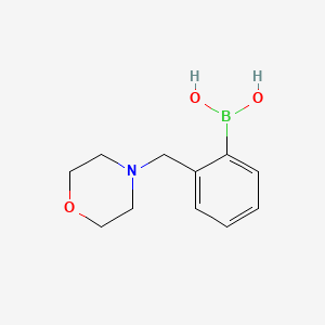 Chemical structure of 2-(Morpholin-4-ylmethyl)benzeneboronic acid