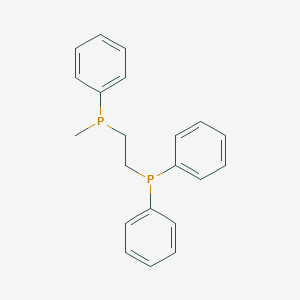 Chemical structure of [2-(diphenylphosphino)ethyl]methylphenylphosphine