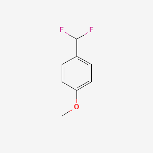 Chemical structure of (2-(Difluoromethyl)phenyl)methanol