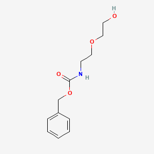 Chemical structure of [2-(2-Hydroxy-ethoxy)-ethyl]-carbamic acid benzyl ester