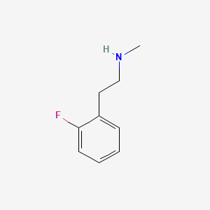 Chemical structure of [2-(2-Fluorophenyl)ethyl]methylamine