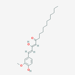 Chemical structure of [12]-Dehydrogingerdione