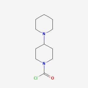 Chemical structure of [1,4'-bipiperidine]-1'-carbonyl chloride