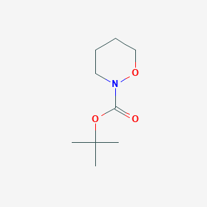 Chemical structure of Tert-butyl 1,2-oxazinane-2-carboxylate