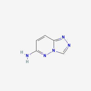 Chemical structure of [1,2,4]Triazolo[4,3-b]pyridazin-6-amine