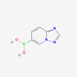 Chemical structure of [1,2,4]Triazolo[1,5-a]pyridin-6-ylboronic acid