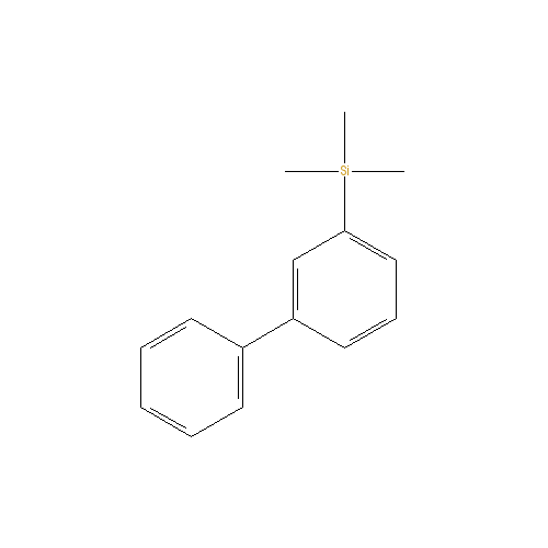 Chemical structure of [1,1'-Biphenyl]-3-yltrimethylsilane