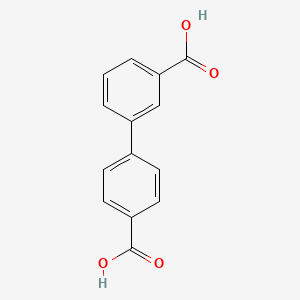 Chemical structure of Biphenyl-3,4'-dicarboxylic acid
