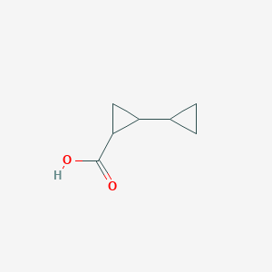 Chemical structure of [1,1'-Bi(cyclopropane)]-2-carboxylic acid