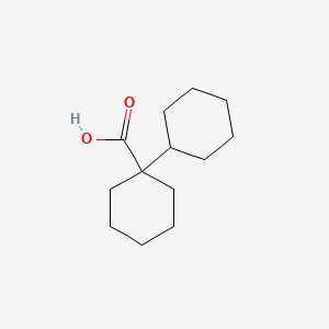 Chemical structure of (1,1'-Bicyclohexyl)-1-carboxylic acid