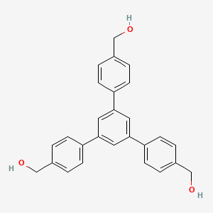 Chemical structure of [1,1',3',1“,3“,1“'-Quaterphenyl]-3,3'''-dimethylalcohol