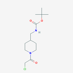 Chemical structure of [1-(2-Chloro-acetyl)-piperidin-4-yl]-Methyl-carbaMic acid tert-butyl ester