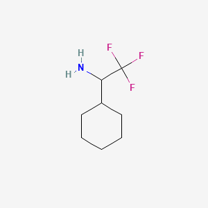 Chemical structure of [4-(Trifluoromethyl)cyclohexyl]methanamine