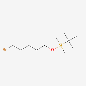 Chemical structure of [(5-Bromopentyl)oxy](tert-butyl)dimethylsilane