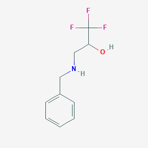 Chemical structure of [(4-Methoxyphenyl)methyl](2,2,2-trifluoroethyl)amine
