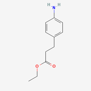 Chemical structure of Ethyl 3-(4-aminophenyl)propanoate