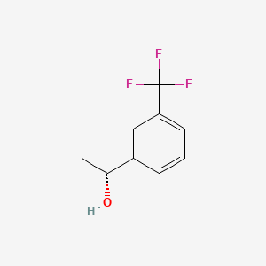 Chemical structure of (αR)-α-Methyl-3-(trifluoromethyl)-benzenemethanol
