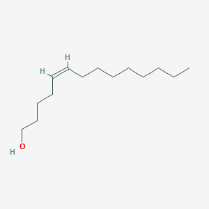 Chemical structure of (Z)-Tetradec-5-en-1-ol