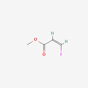 Chemical structure of (Z)-Methyl 3-iodoacrylate
