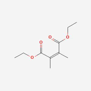 Chemical structure of (Z)-diethyl 2,3-dimethylmaleate
