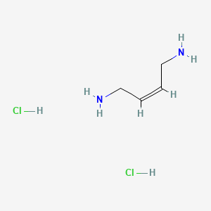 Chemical structure of 2(Z)-Butene-1,4-diamine,dihydrochloride
